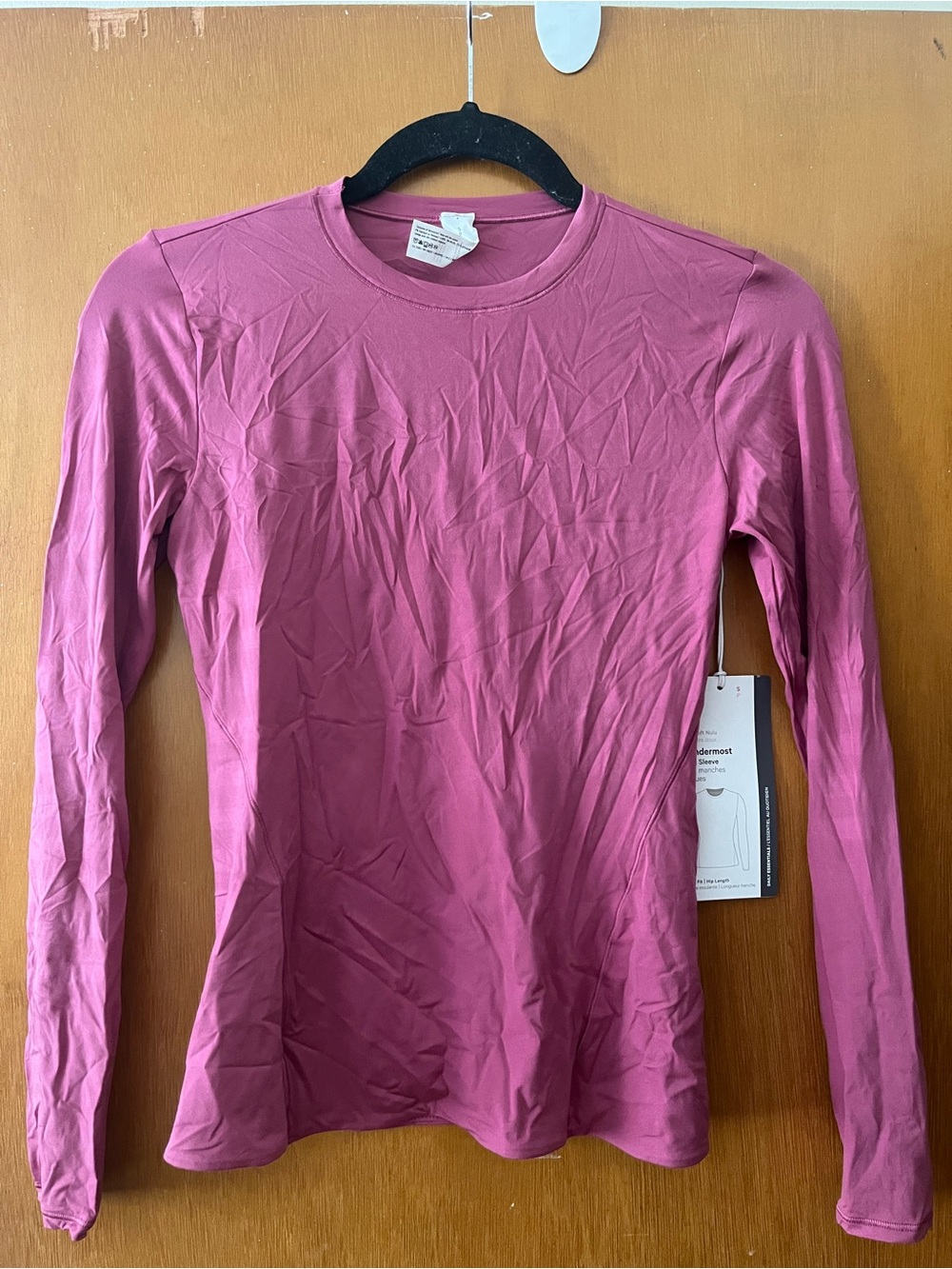 Lululemon wundermost crew long sleeve
